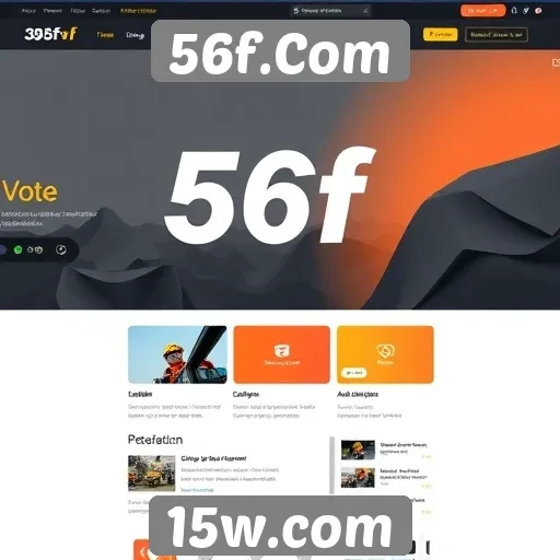 Análise da interface do site 56f.Com